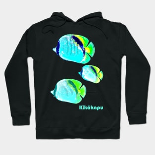 Kikakapu - Tropical Butterflyfish - Hawaiian Fish Hoodie